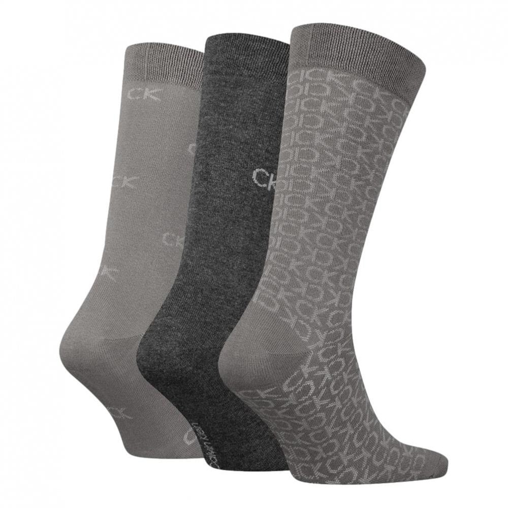 Calvin Klein Logo Giftbox 3 Pack Socks