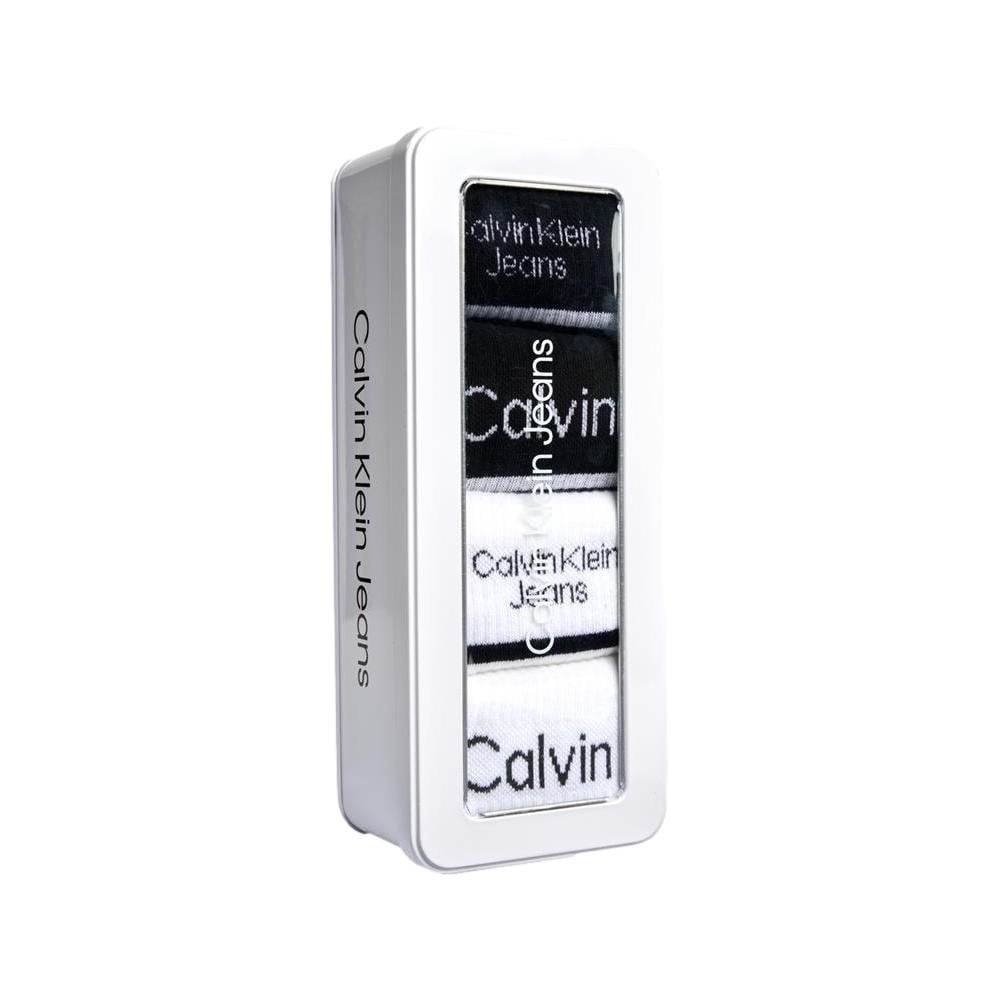 Calvin Klein Logo Stripe Giftbox 4 Pack Socks