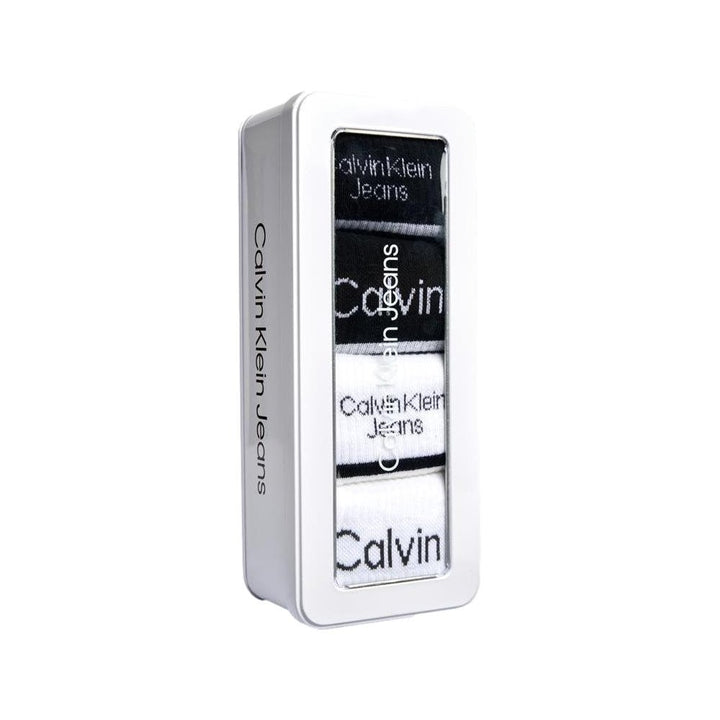 Calvin Klein Logo Stripe Giftbox 4 Pack Socks