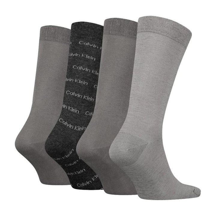 Calvin Klein All Over Logo Giftbox 4 Pack Socks