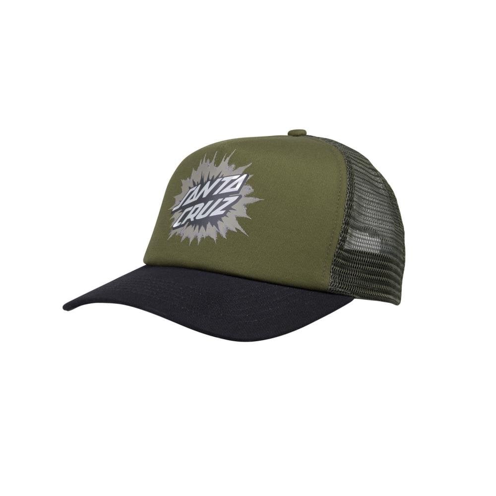 Santa Cruz Burst Oval Dot Meshback Cap