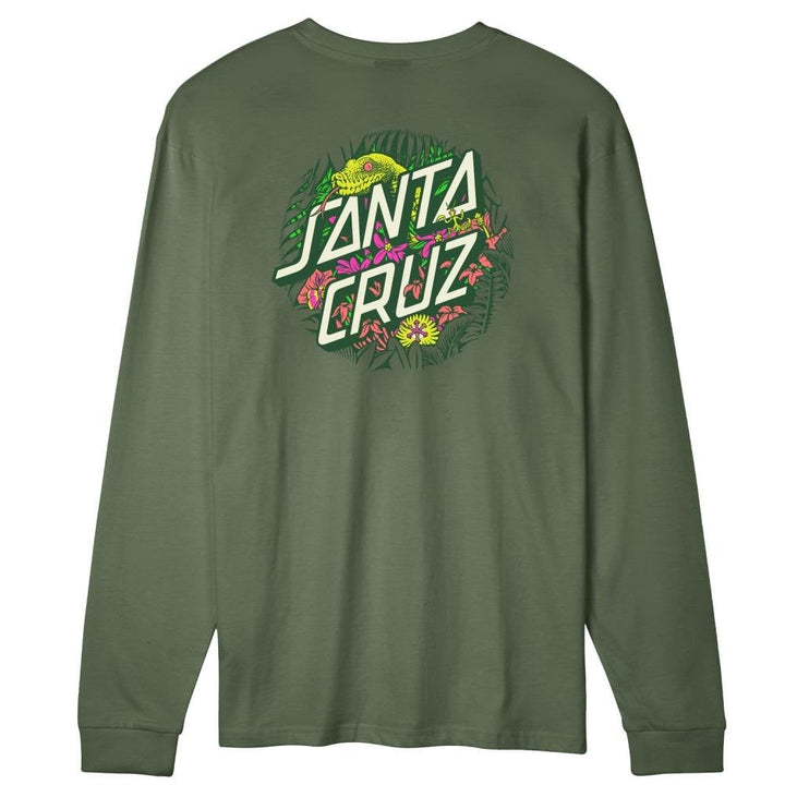 Santa Cruz Asp Flores Dot Back L/S T-shirt