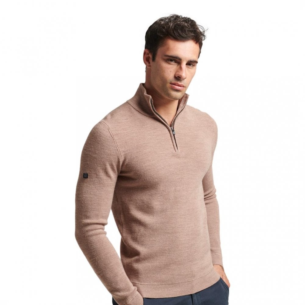 Superdry Merino Half Zip Jumper