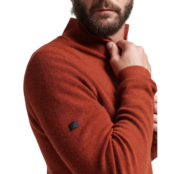 Superdry Merino Half Zip Jumper