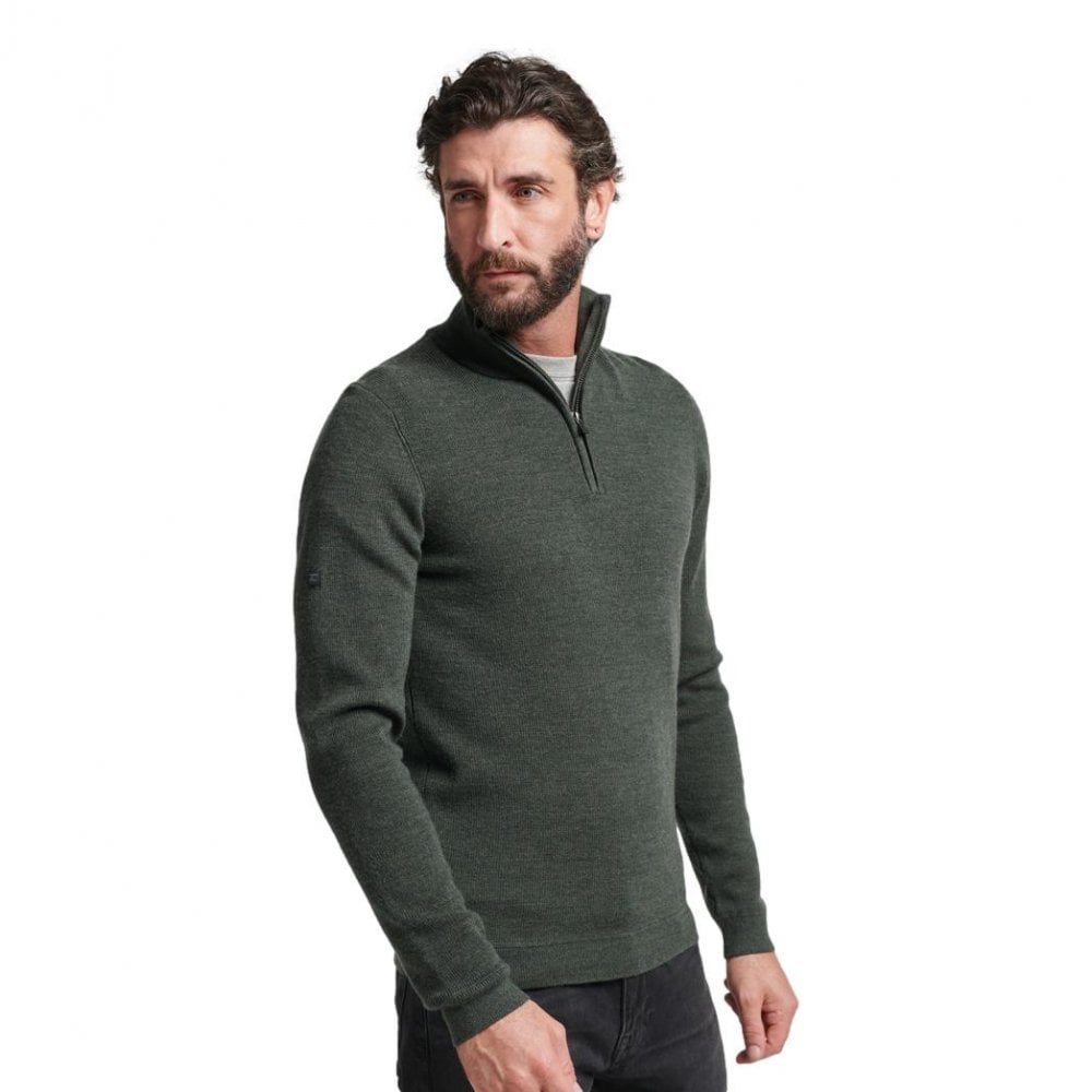 Superdry Merino Half Zip Jumper