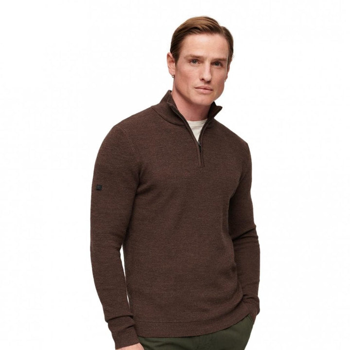 Superdry Merino Half Zip Jumper