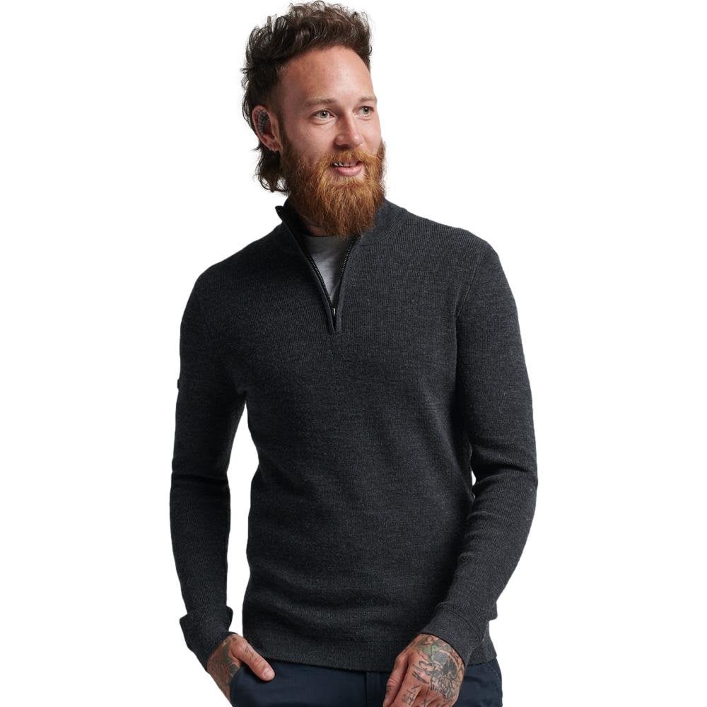 Superdry Merino Half Zip Jumper