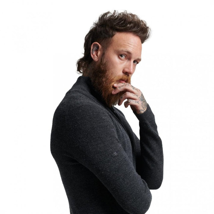 Superdry Merino Half Zip Jumper