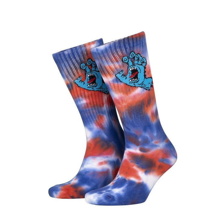 Santa Cruz Screaming Hand Tie Dye Socks