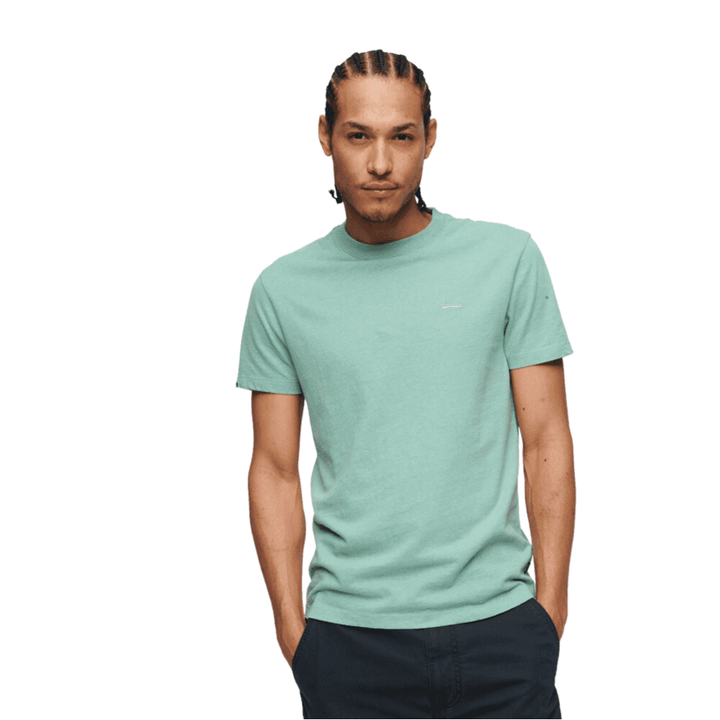 Superdry Mens Organic Cotton Essential Micro Logo T-Shirt