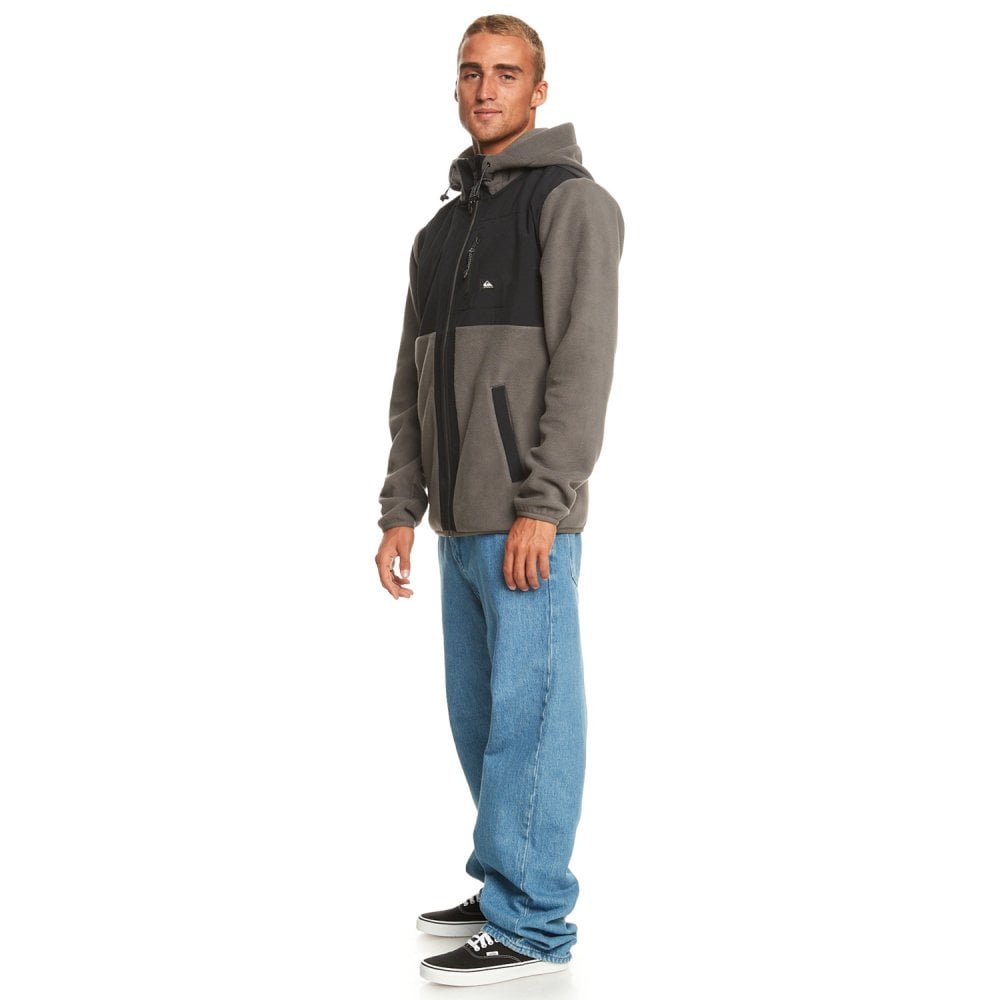 Quiksilver Zip Hooded Polar Fleece