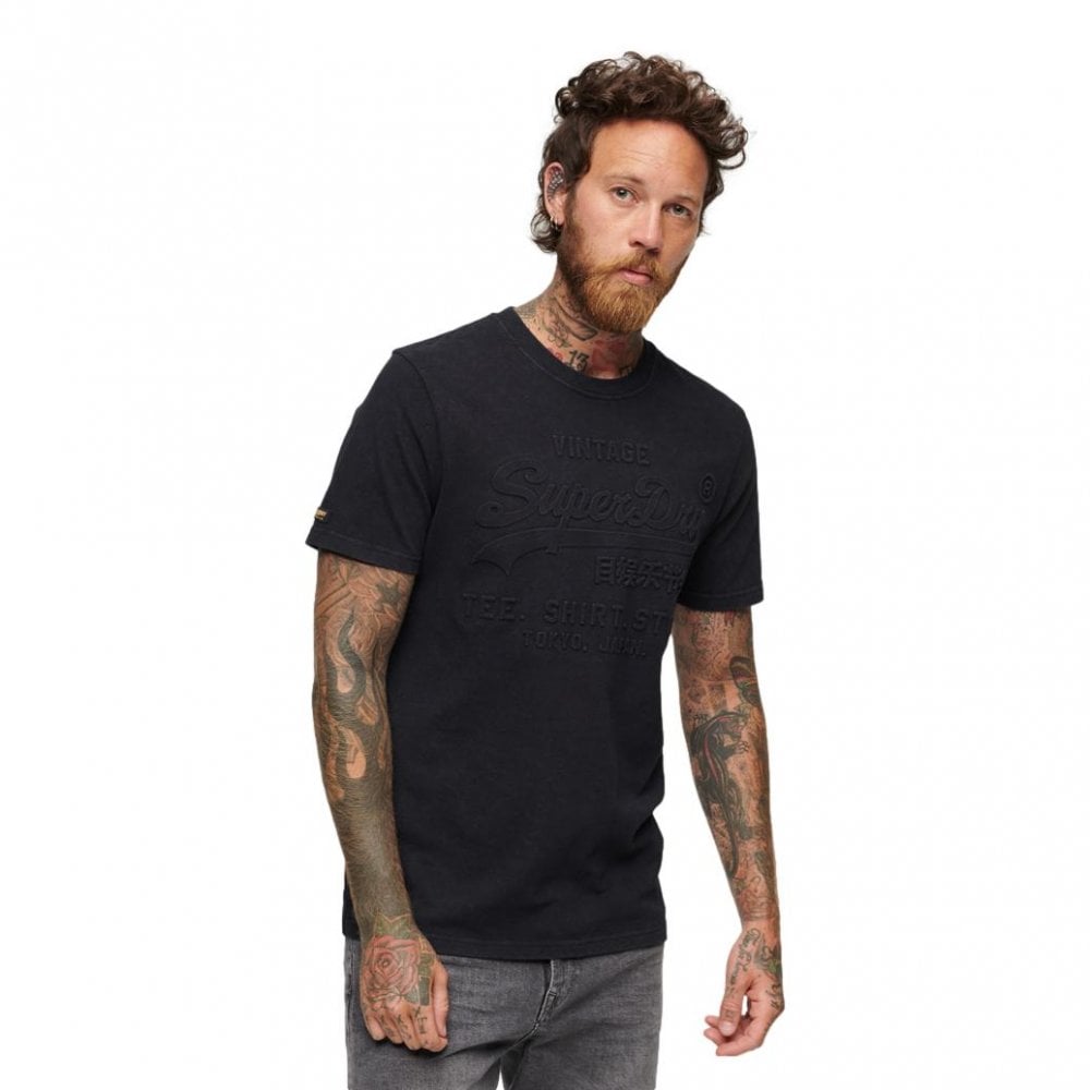 Superdry Embossed Vintage Logo T-Shirt