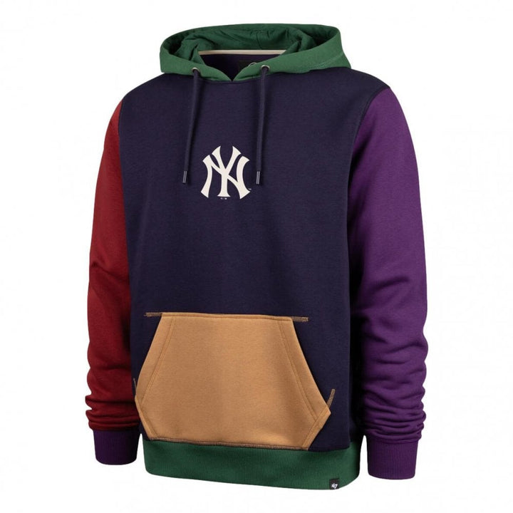47 MLB NY Yankees Colour Block Dunloe Hoodie