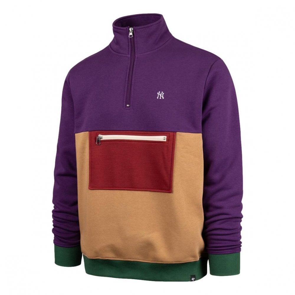 47 MLB NY Yankees Colour Block Chilton Sweatshirt
