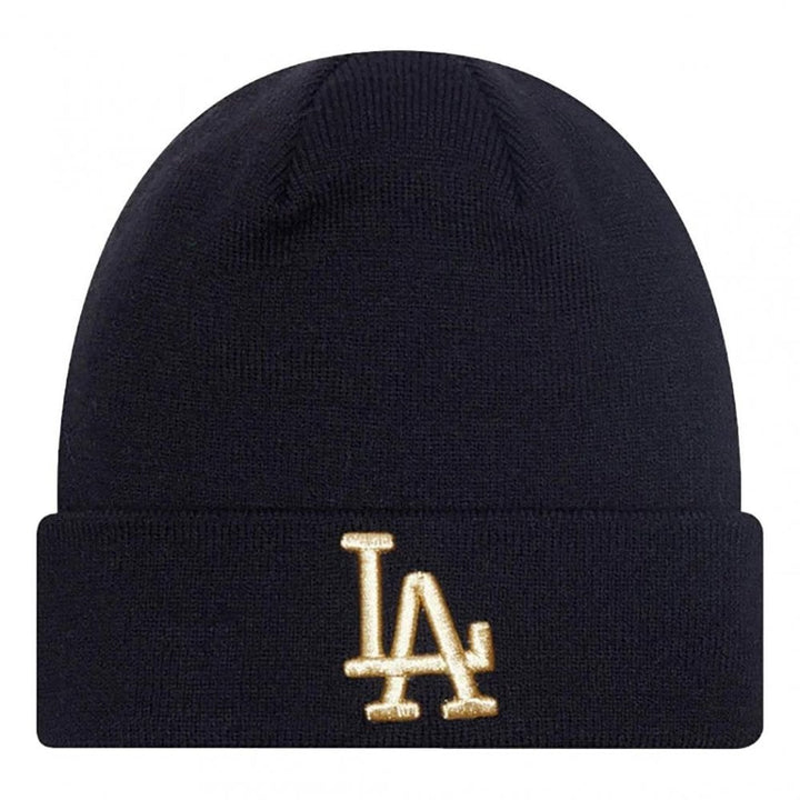 New Era LA Dodgers Metallic Cuff Knit Beanie