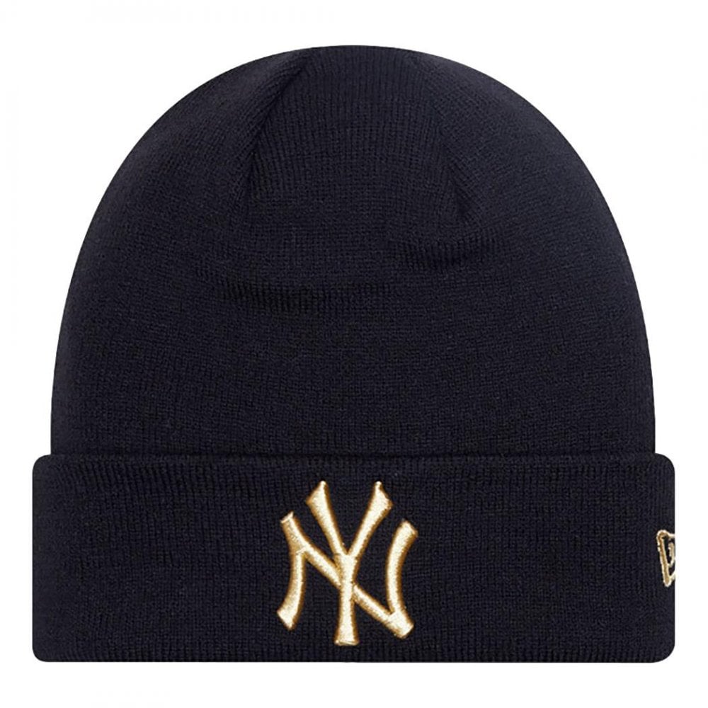 New Era NY Yankees Metallic Cuff Knit Beanie