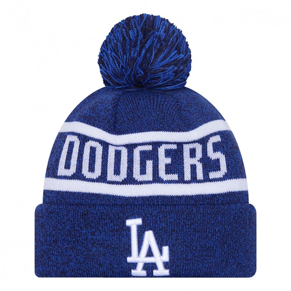 New Era LA Dodgers Jake Bobble Cuff Knit Beanie