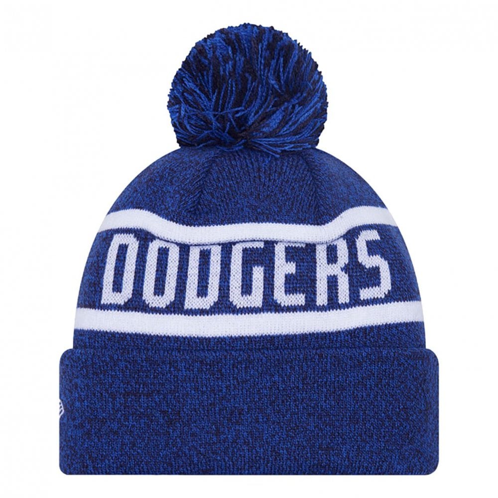 New Era LA Dodgers Jake Bobble Cuff Knit Beanie
