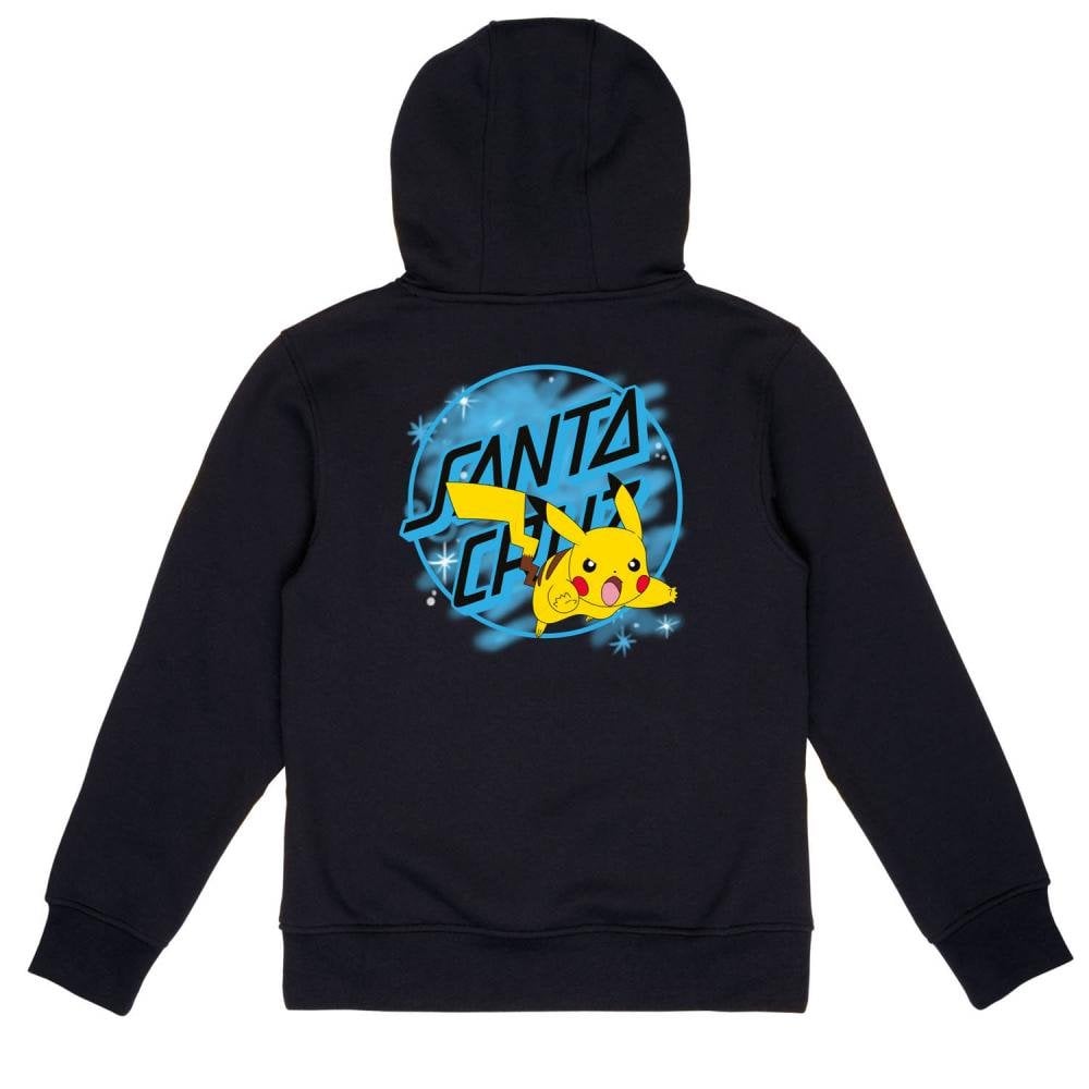 Santa Cruz Youth Pikachu Spray Dot Hoodie