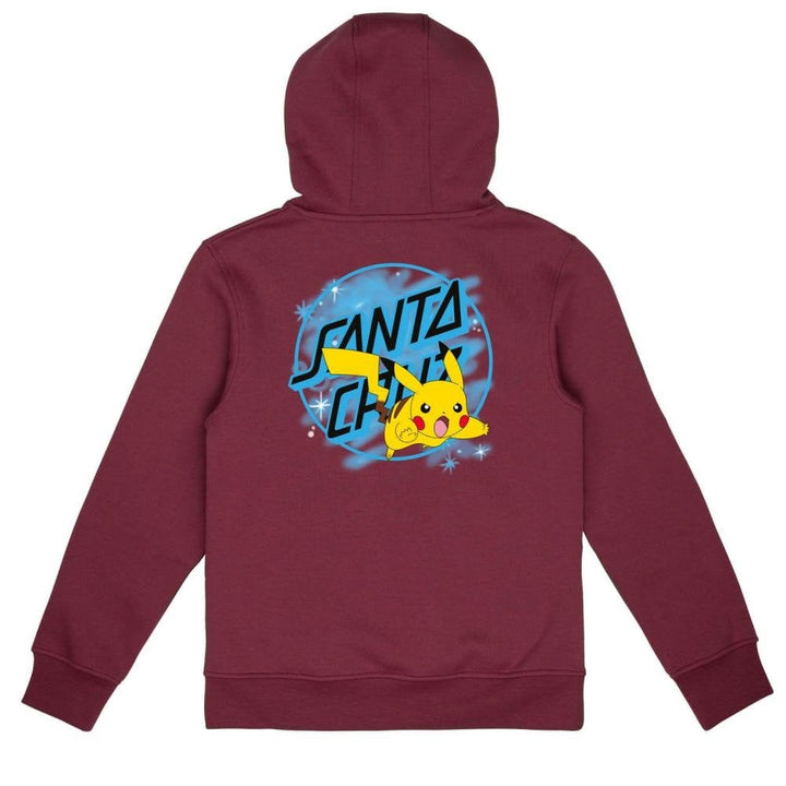 Santa Cruz Youth Pikachu Spray Dot Hoodie