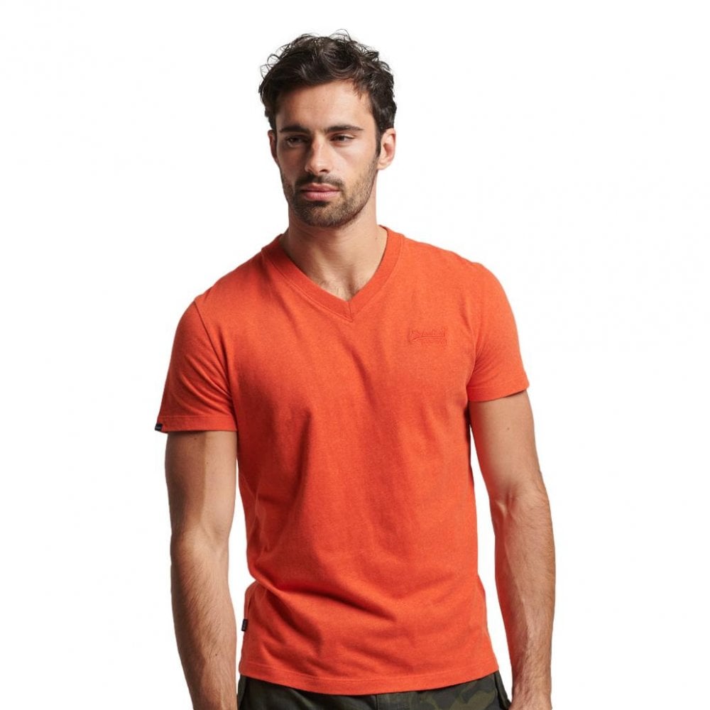 Superdry Organic Cotton Vintage Logo V-Neck T-Shirt