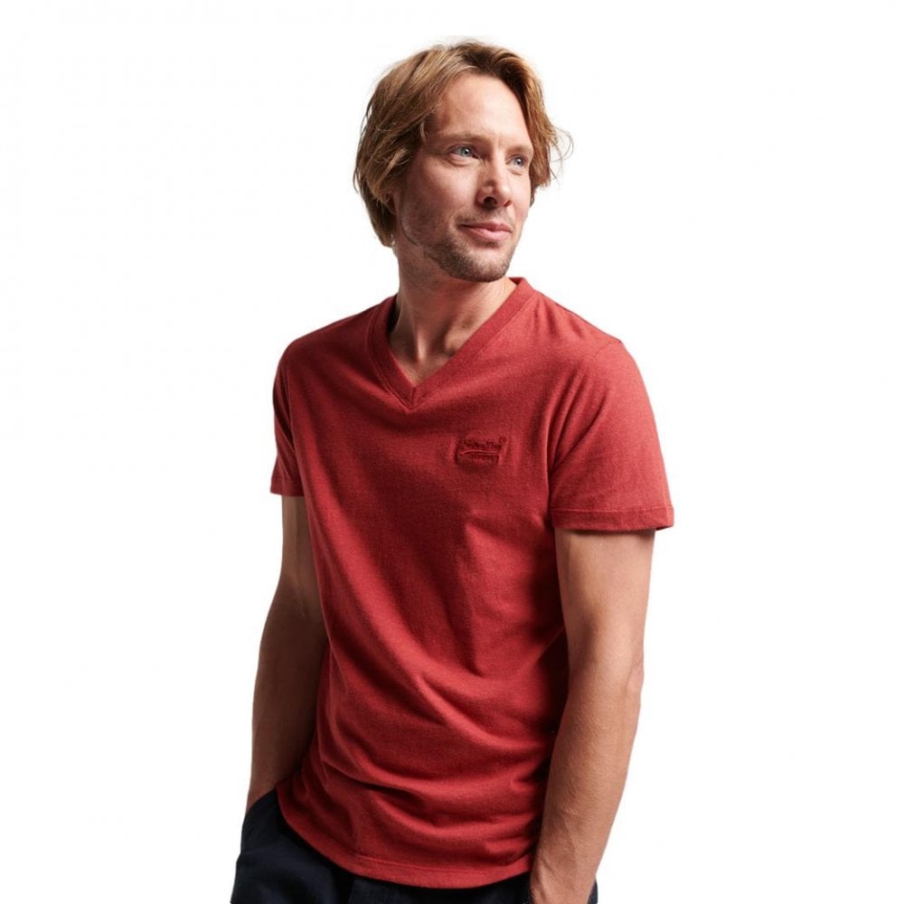 Superdry Organic Cotton Vintage Logo V-Neck T-Shirt