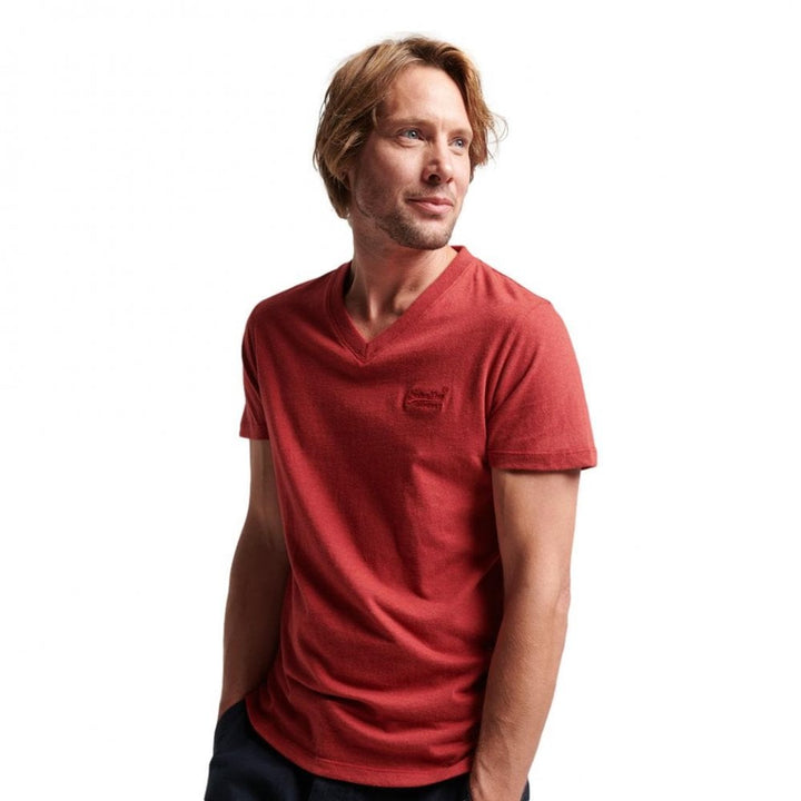 Superdry Organic Cotton Vintage Logo V-Neck T-Shirt