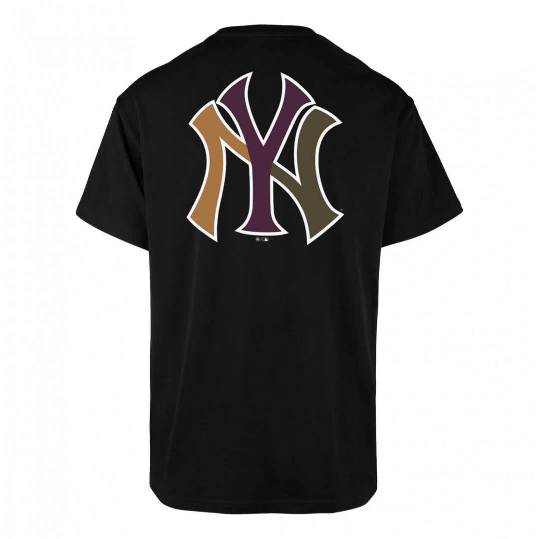 47 MLB NY Yankees Split Logo Backer Echo T-Shirt