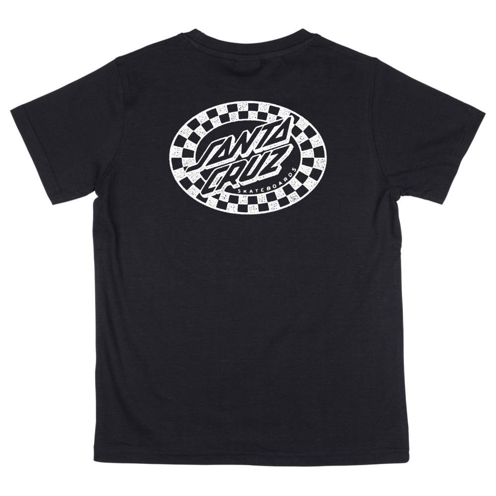 Santa Cruz Youth Check Oval Mono T-Shirt