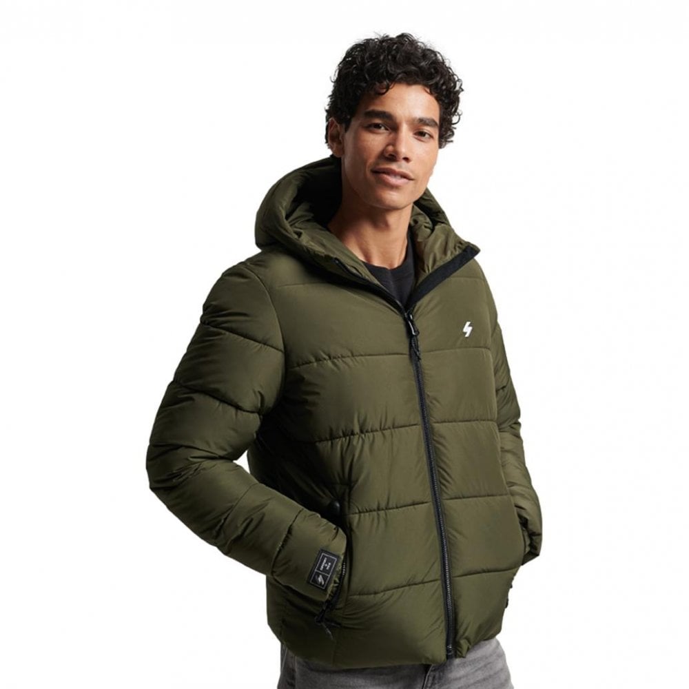 Superdry Hooded Sports Puffer Jacket