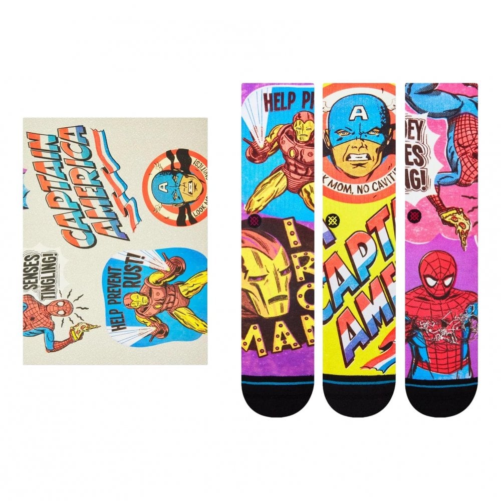 Stance The Marvel Crew Socks Box Set