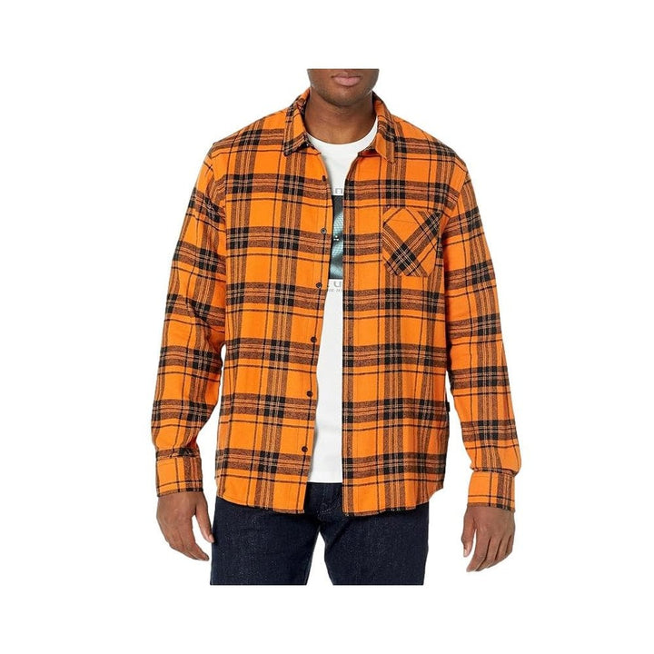 Oakley Podium Plaid Long Sleeved Flannel Shirt