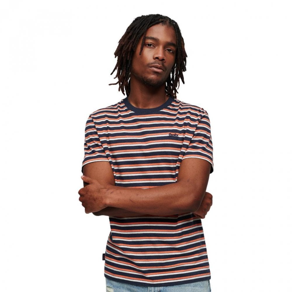Superdry Vintage Stripe Short Sleeved T-Shirt