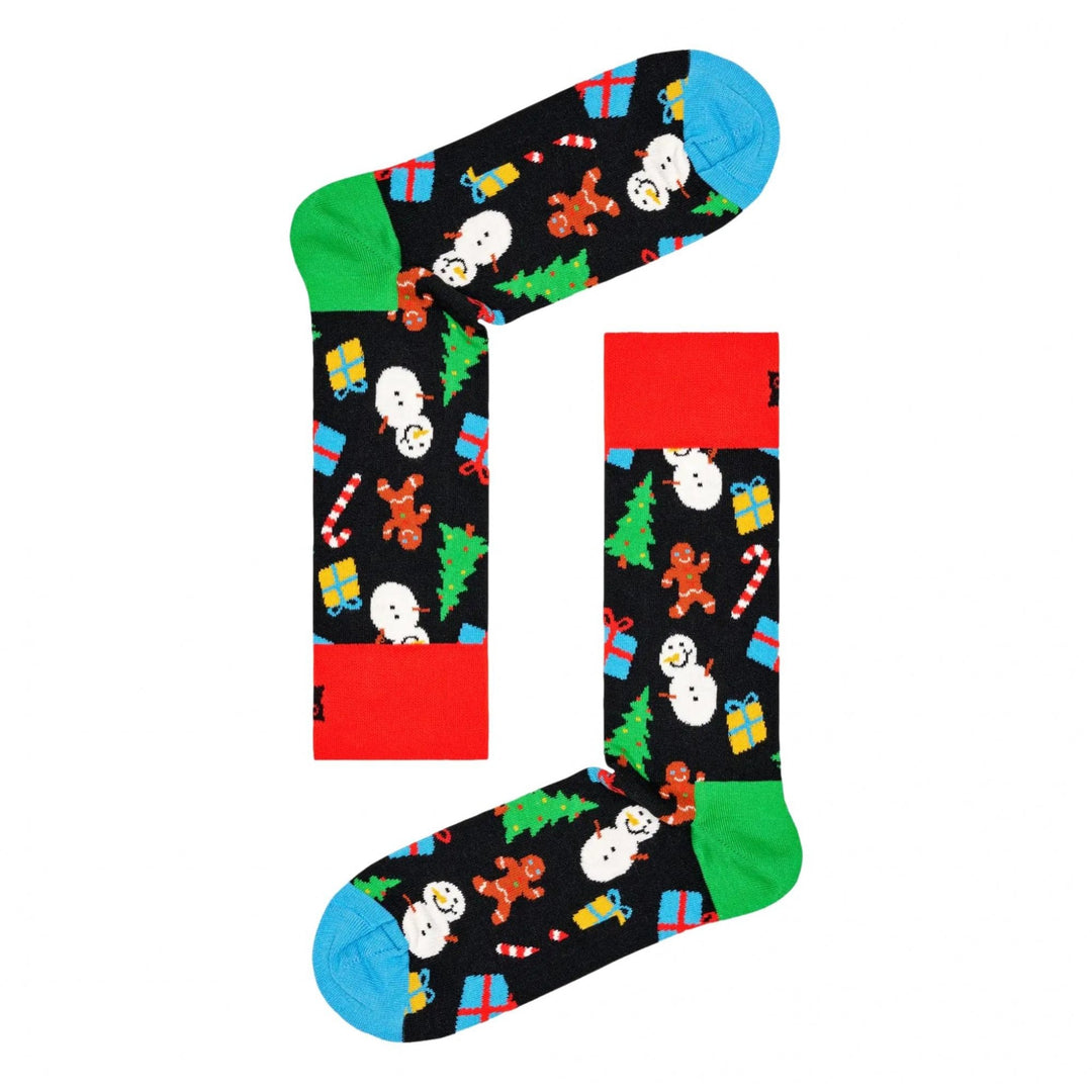 Happy Socks 4-Pack Gingerbread House Socks Gift Set