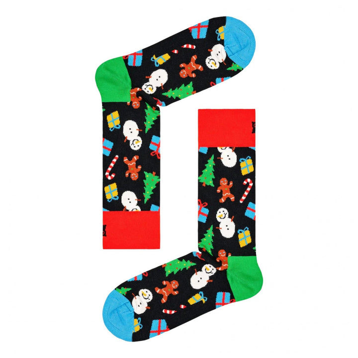 Happy Socks 4-Pack Gingerbread House Socks Gift Set