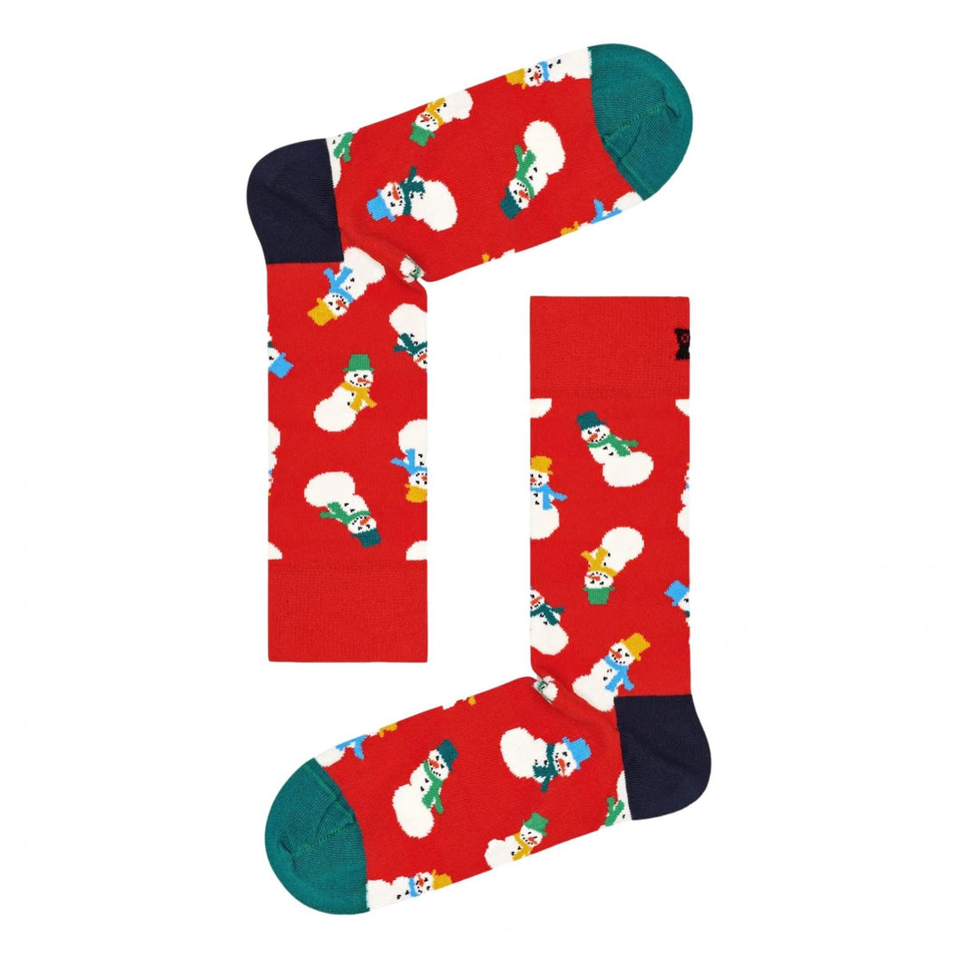 Happy Socks 3-Pack Snowman Socks Gift Set