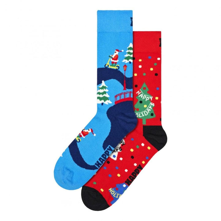 Happy Socks 2-Pack Happy Holidays Socks Gift Set