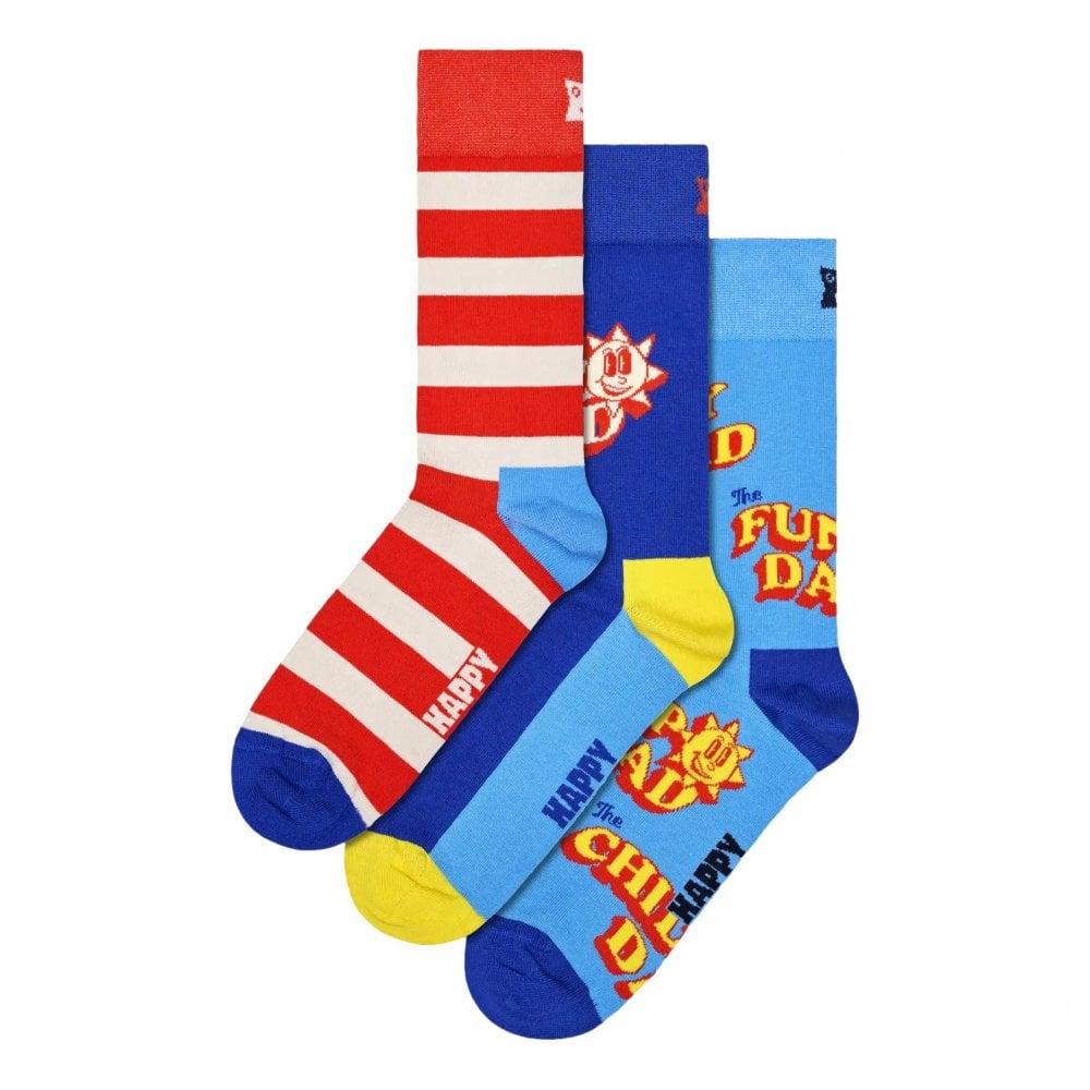 Happy Socks 3-Pack Father Of The Year Socks Gift Set