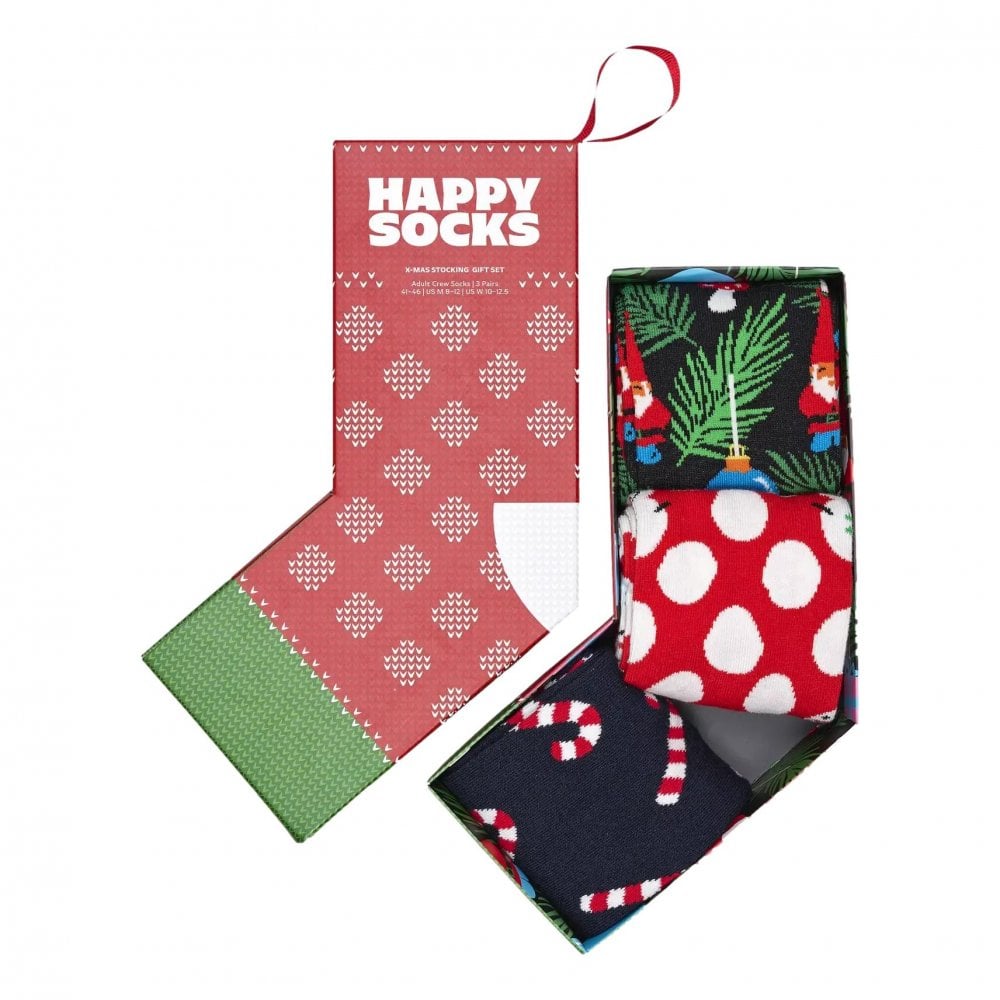 Happy Socks 3-Pack X-Mas Stocking Socks Gift Set