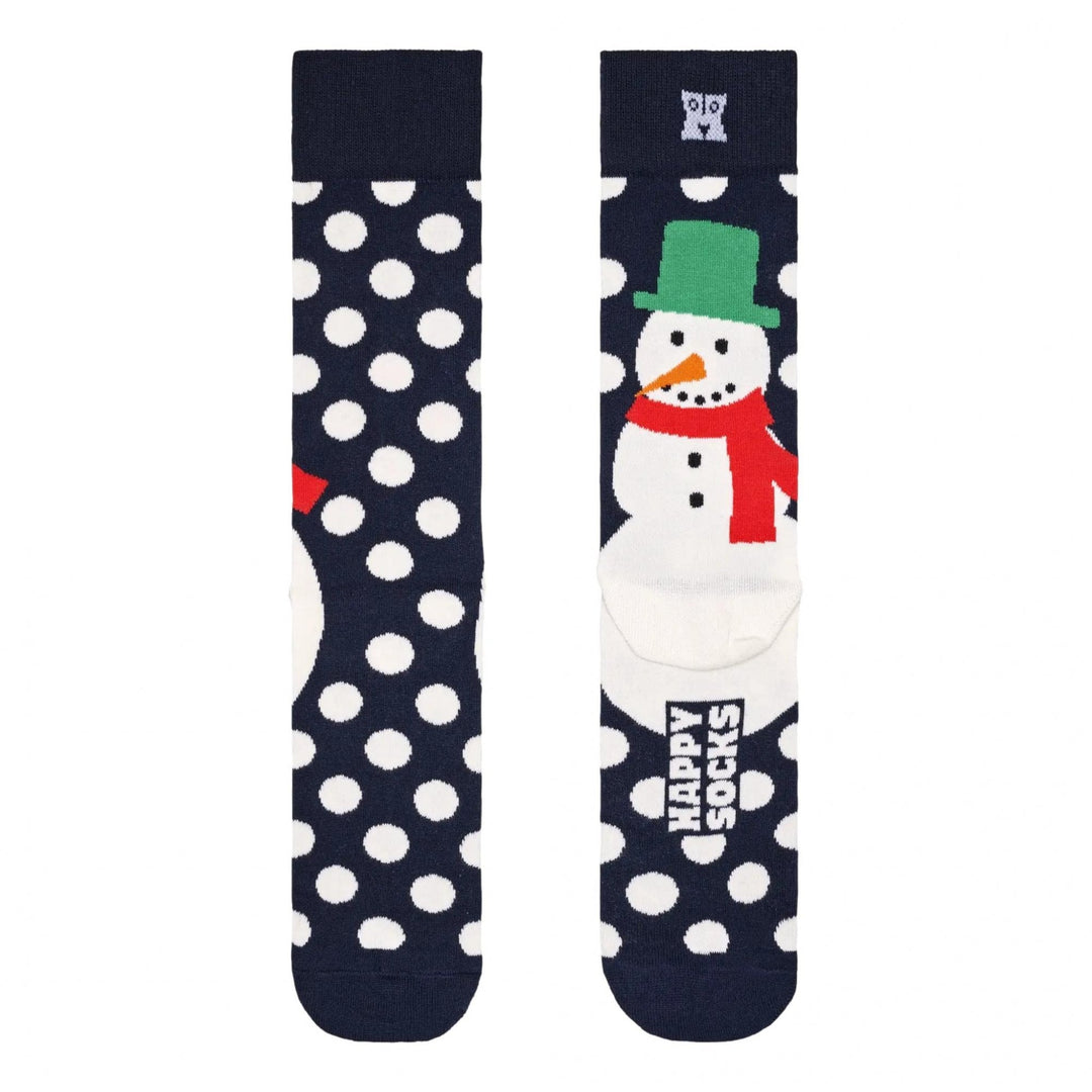 Happy Socks Jumbo Snowman Crew Socks