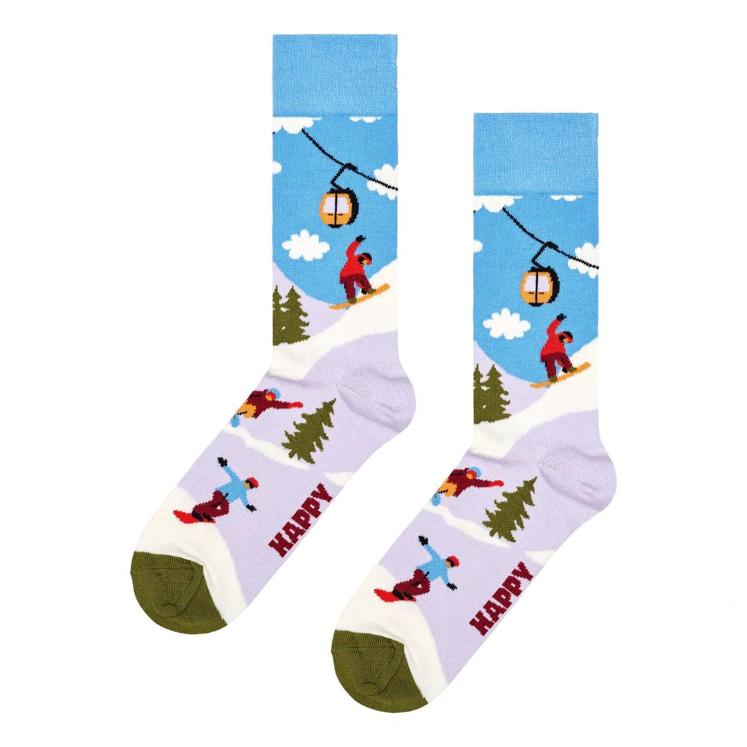 Happy Socks Snowboard Crew Socks
