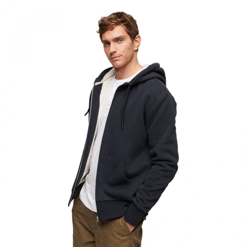 Superdry Essential Borg Lined Zip Hoodie