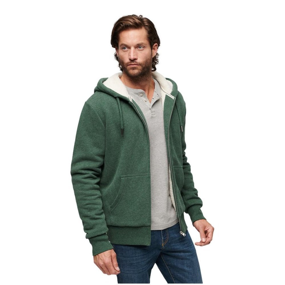 Superdry Essential Borg Lined Zip Hoodie