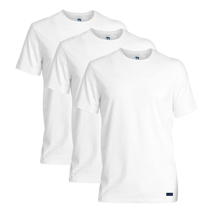 Ted Baker 3 Pack Cotton Stretch Crew Neck Tee