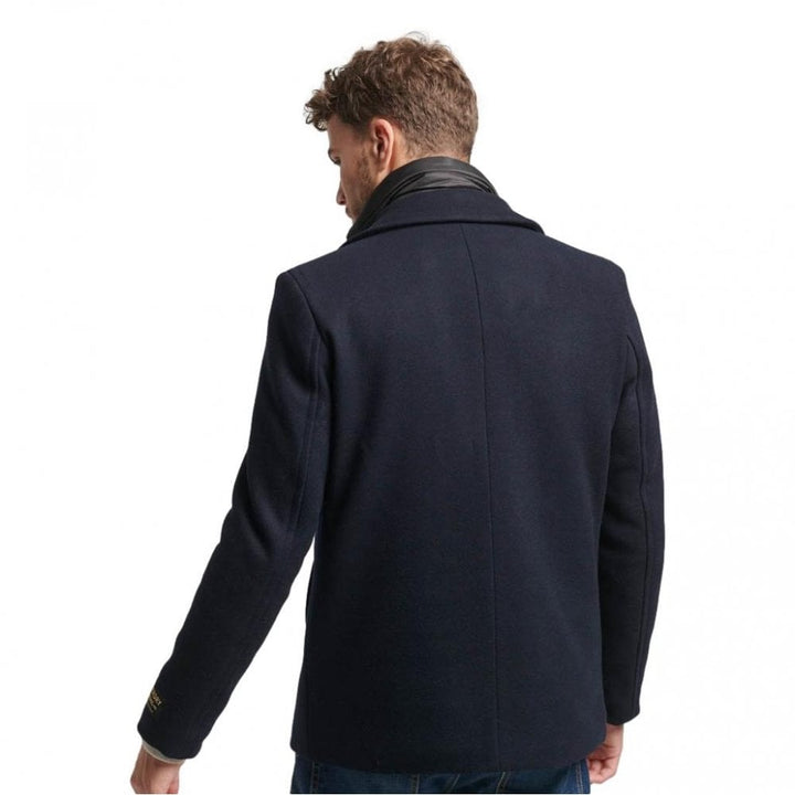 Superdry 2 In 1 Wool Pea Coat Jacket
