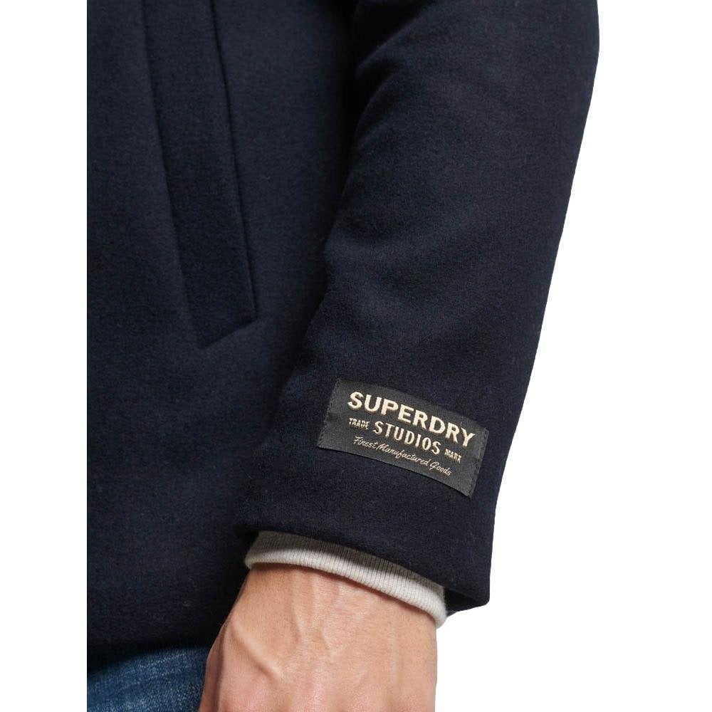 Superdry 2 In 1 Wool Pea Coat Jacket