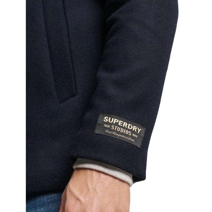 Superdry 2 In 1 Wool Pea Coat Jacket