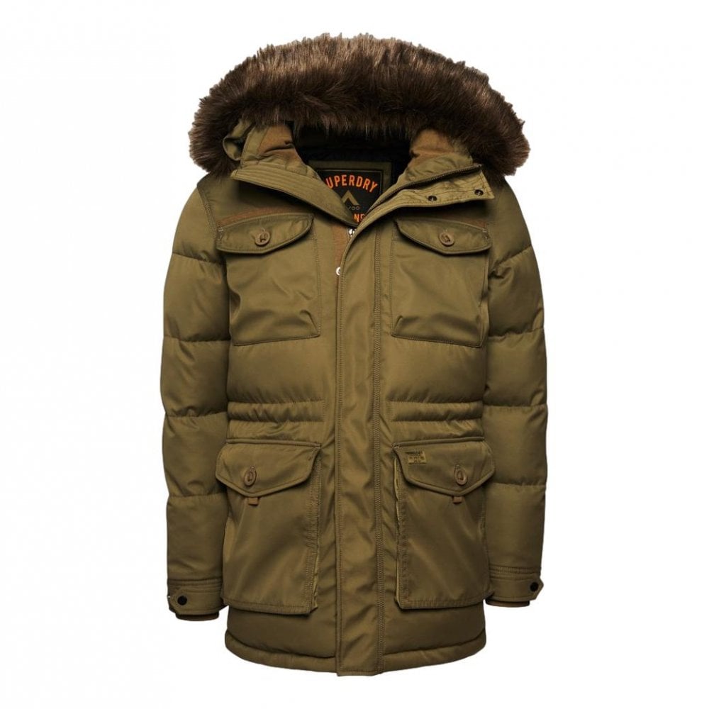 Superdry Chinook Faux Fur Parka Jacket