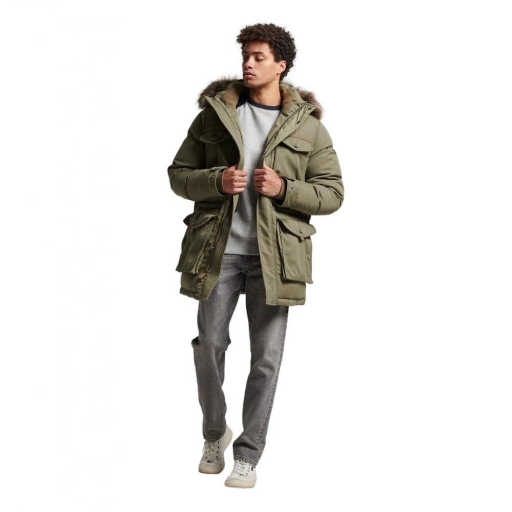 Superdry Chinook Faux Fur Parka Jacket