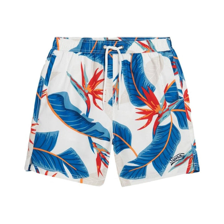 Superdry Recycled Hawaiian Print 17" Swim Shorts